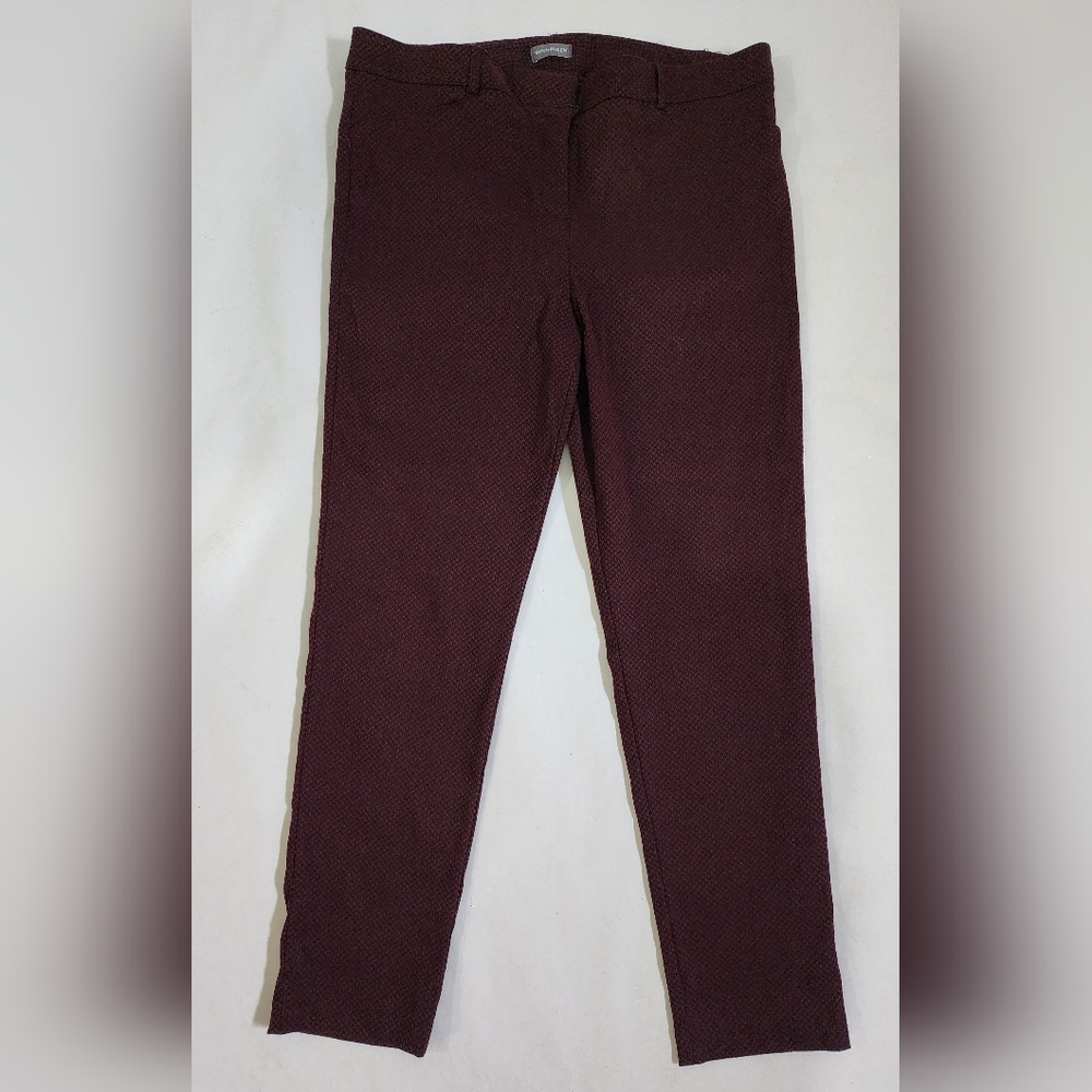 Woman's Van Heusen Pants Burgundy size 16